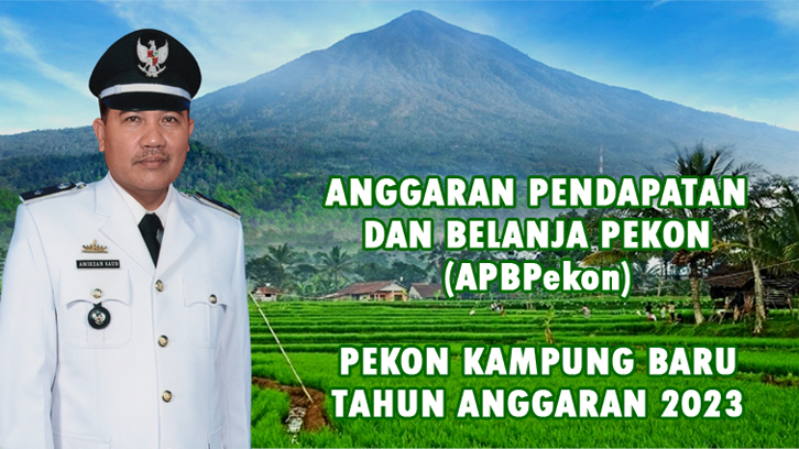 Anggran Pendapatan dan Belanja Pekon Kampung Baru Tahun Anggaran 2023